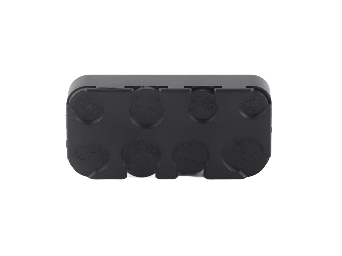Dispensador De Monedas De Euro De Plástico, Portamonedas, Organizador Para Coche, Caja De Almacenamiento