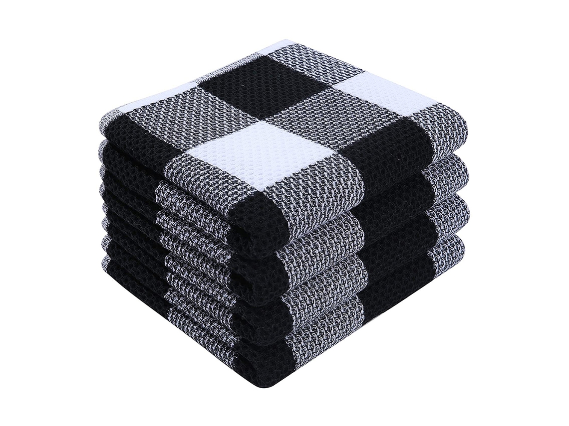 Juego de paños de cocina Kofihety absorbentes sin negro (33x71cm)
