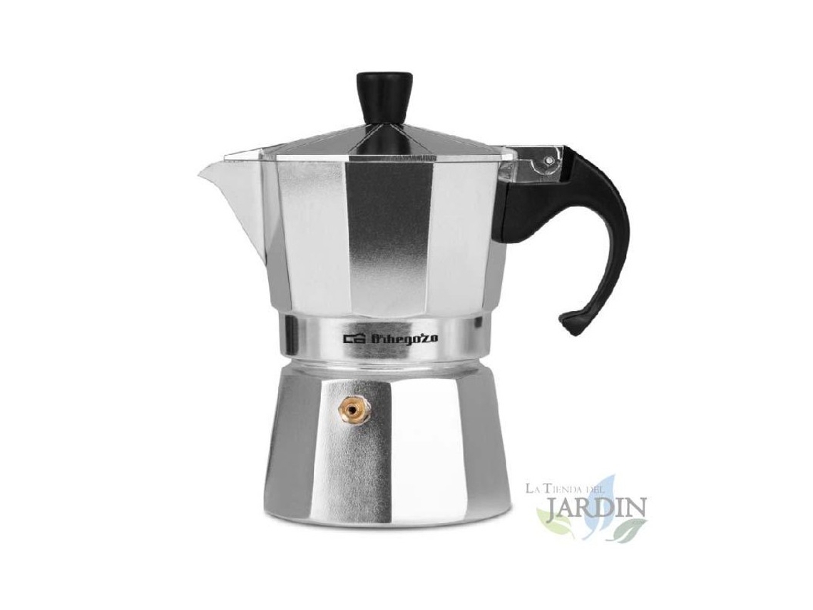 Cafetera Italiana ORBEGOZO Aluminio (3 Tazas)