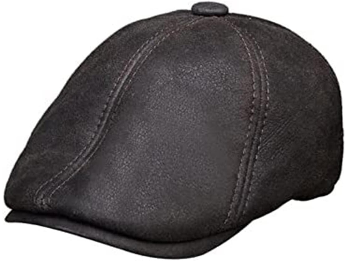 Gorra de béisbol de cuero SFUSHOS
