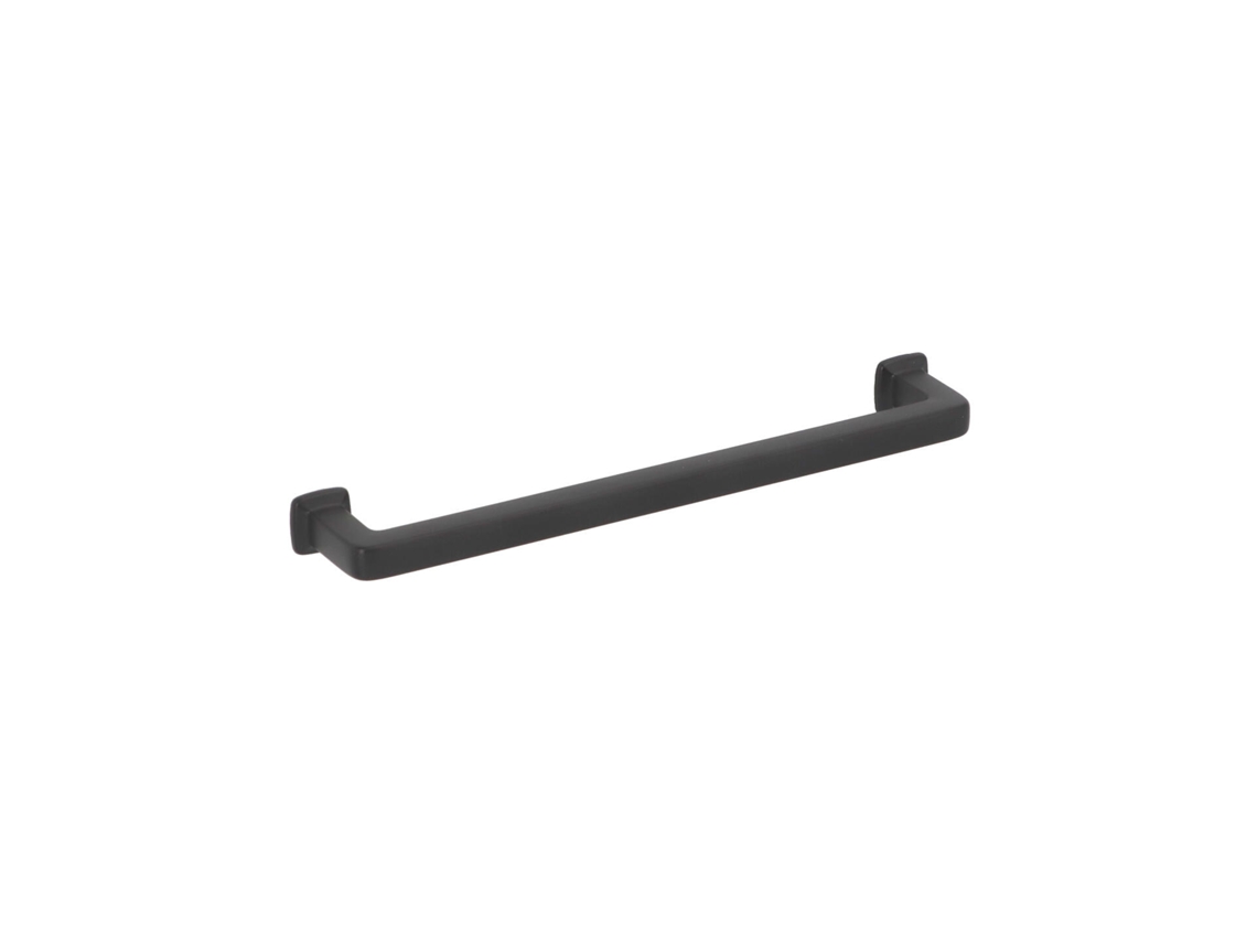 Tirador Para Mueble De Zamac Distancia Entre Ejes 160mm Barniz Negro Mate Pack De 25