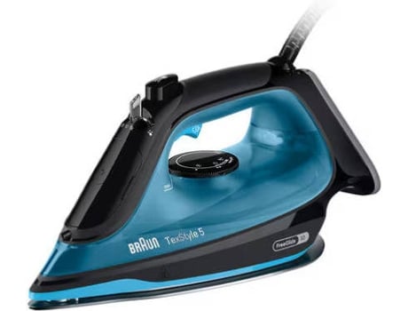 Plancha de Vapor BRAUN TEXSTYLE 5 SI 5256 (Chorro de vapor 210 g/min - Base Cerámica)