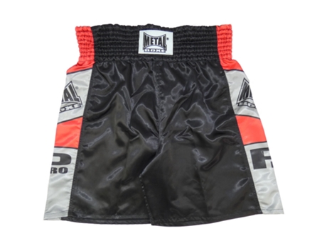 Pantalones Cortos para Boxeo METAL BOXE Ingleses Rojo (XL)