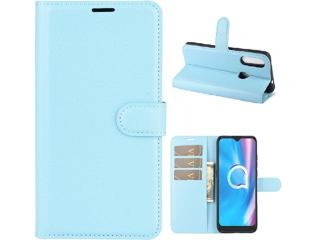 Carcasa Alcatel 3L 2020 Livro Azul