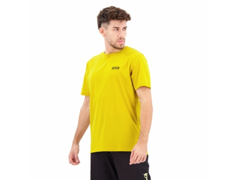 Jerseys ION Enduro Jersey Manga Curta S_logo Amarelo 2XL Homem