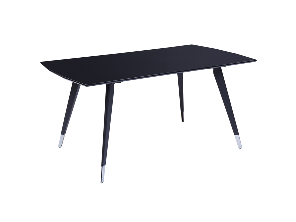 Mesa de comedor BELIANI Mossle de MDF Negro 90x160x76