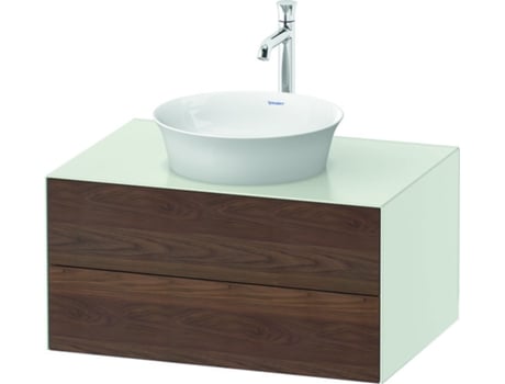DURAVIT Tulip blanco, mueble de baño colgado en la pared, ancho 800 x fondo 550mm, con 2 cajones, con tecnología tip-on, WT49850