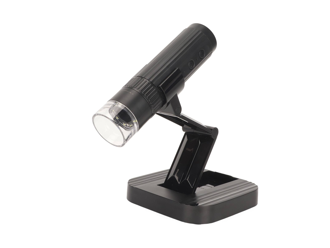 Microscópio Digital Usb De Mão 50-1000x 2mp Com 8 Leds Ajustáveis Para Windows E Ios