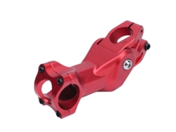 Potencia De Manillar De Suspensión De Aluminio De 31,8 Mm Para Bicicletas De Montaña Y Carretera, Color Rojo.