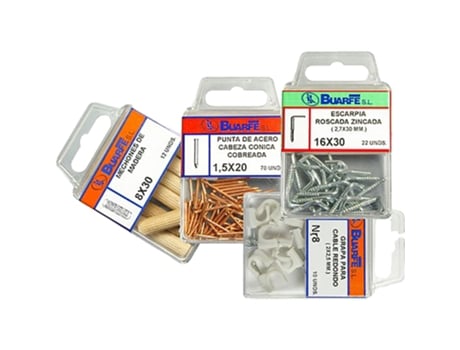 Remache vastago aluminio 4x10 mm 2813 blister