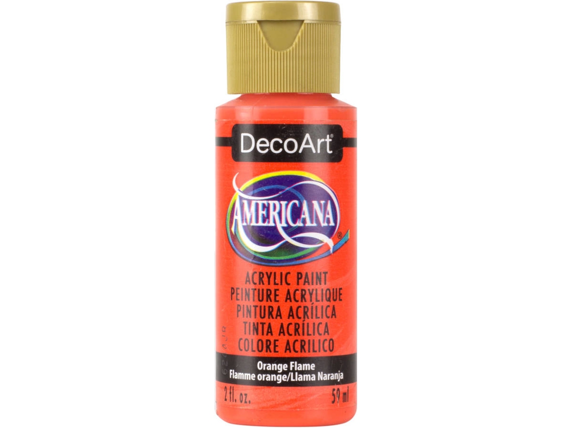 Pintura Acrílica AMERICANA Laranja Fogo (59 ml)
