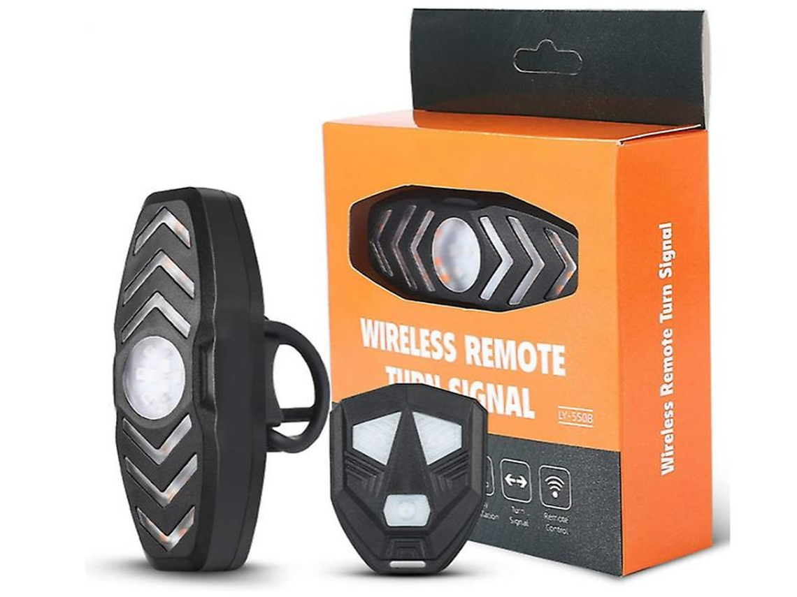 Luz Trasera Bicicleta Control Remoto Señal/sonido Ipx8 Negro Yizhood