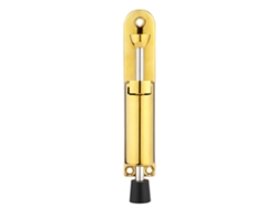 Tope De Puerta De Acero Inoxidable,, Parachoques De Goma De Aleación De Zinc Con 3 Tornillos, (dorado, 1 Unidad)