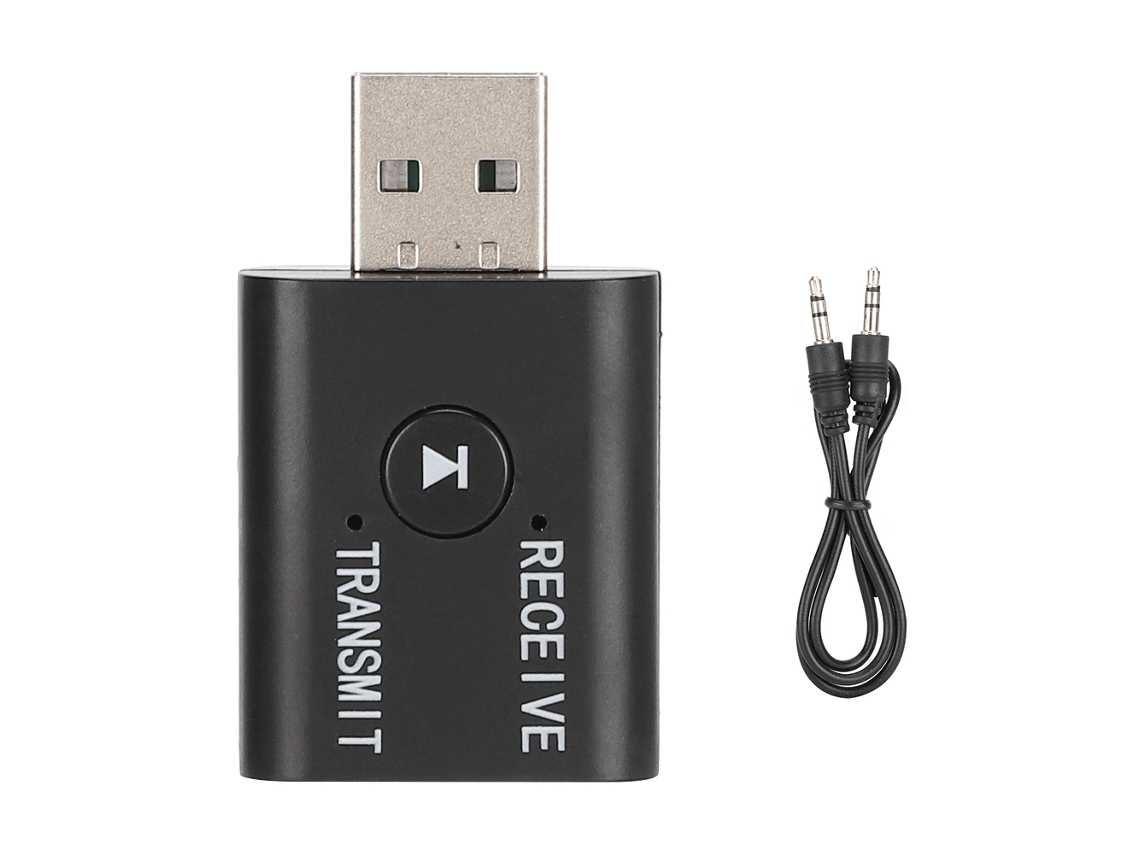 Adaptador De Audio Bluetooth 5.0 2 En 1 Yet Tr6, Transmisor Y Receptor Con Circuito Independiente.