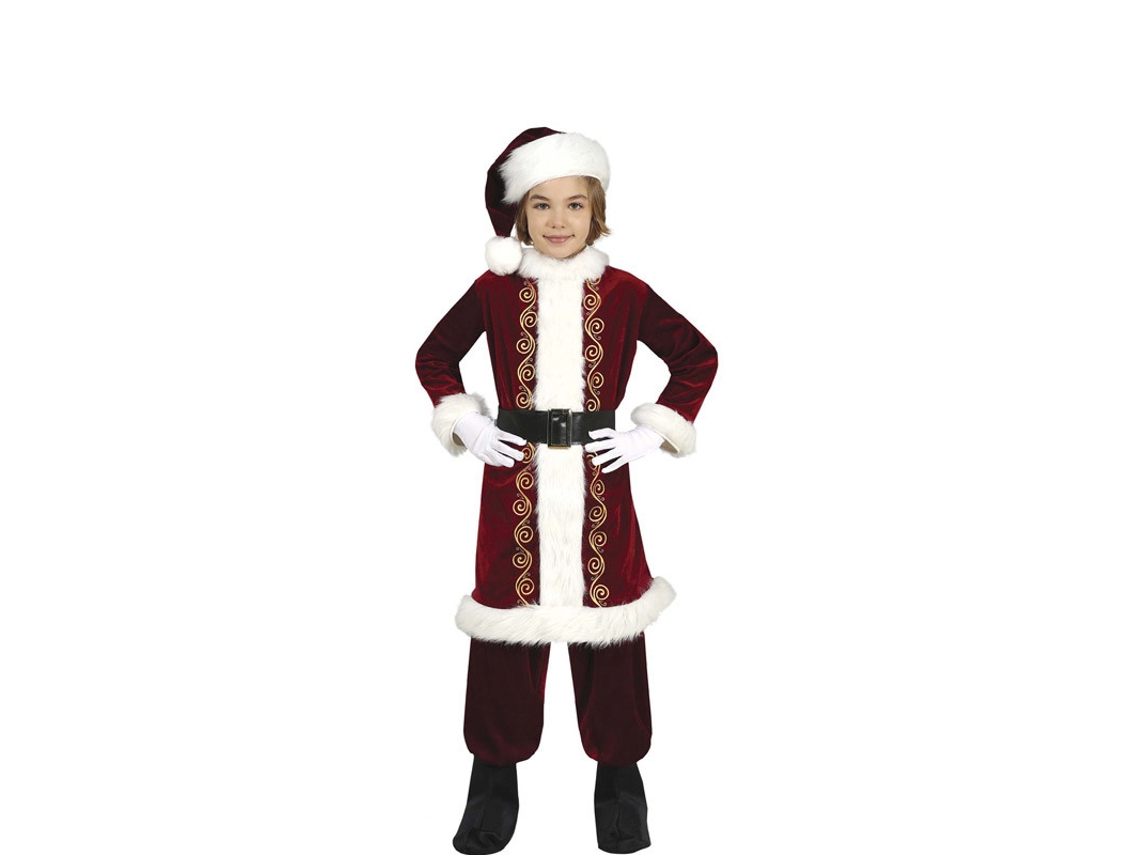 Disfraz de Niño GUIRMA Papá Noel Largo (5-6 años)