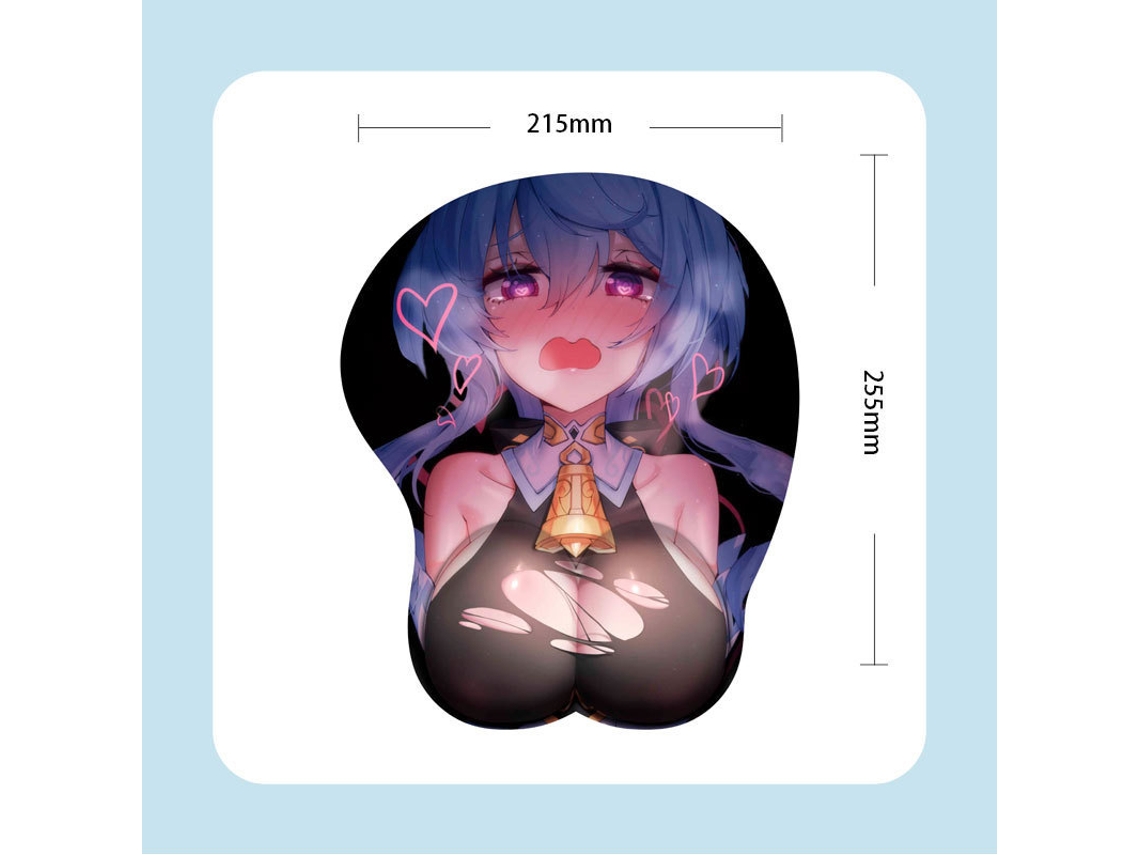Alfombrilla de ratón de muñeca de silicona 3D de anime de dibujos animados Rj-060 SIURN