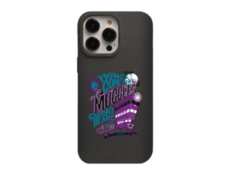 Funda Oficial Harry Potter Muggles Knight Bus Warner Bros Compostable para iPhone 14 Pro PHONECASES3D