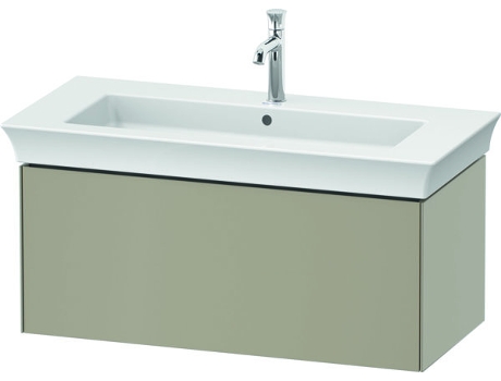 DURAVIT Tulip blanco, mueble de baño montado en la pared, ancho 984 x profundidad 458mm, con 1x extraíble, con tecnología de punta, WT42420