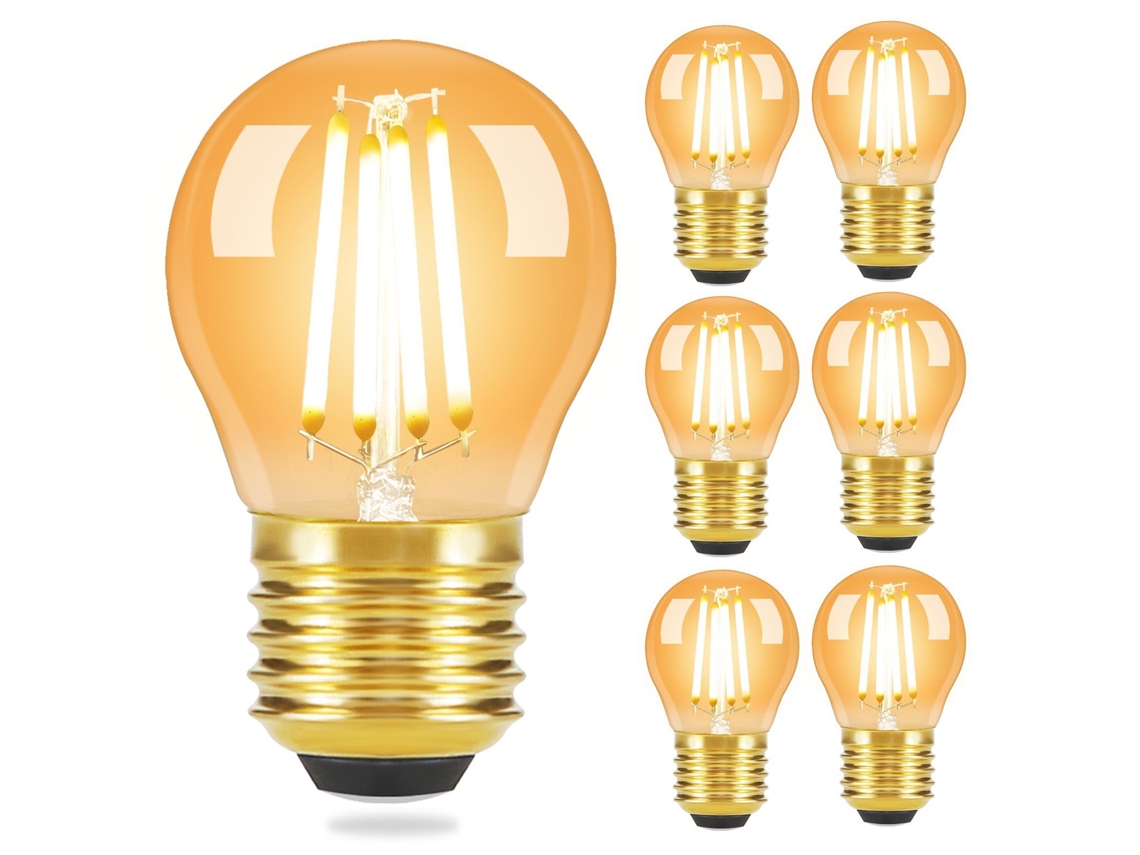 Bombilla LED retro Edison G45 2700k E14//e27 Zmh