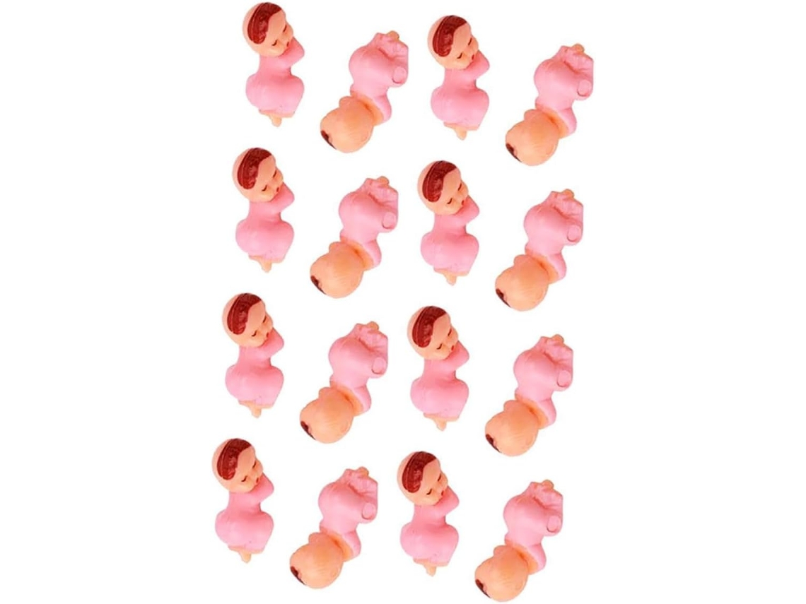 100 Piezas De Juguetes De Baño Para Niños, Muñeco De Pulgar Durmiendo