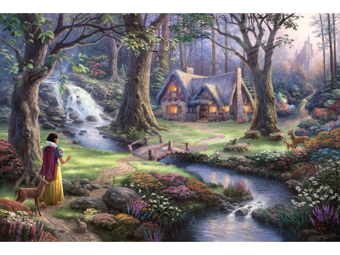 Rompecabezas Schmidt Disney Blancanieves, 1000 piezas, Thomas Kinkade