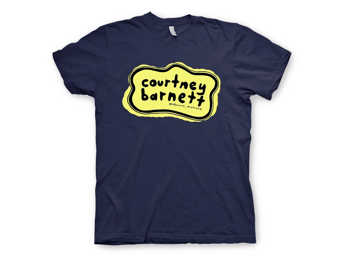 Camiseta Courtney Barnett con logo amarillo de ROCKINSTONE, unisex, superventas para adultos, talla: L