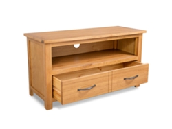 Mueble de TV | Mueble de TV | Mueble de TV 90x35x48 cm Madera Maciza de Roble