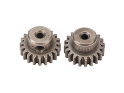 Mali conjunto de Engrenagens de Motor Rc 2pçs M0.6 20d Aço Fácil Instalação para Carros Controle Remoto 1/12 1/16