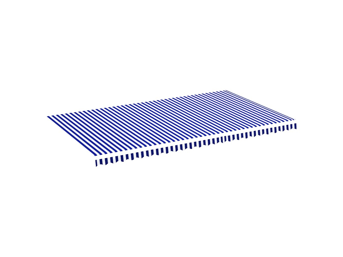 Maison Exclusive - Tela De Repuesto Para Toldo Azul Y Blanco 6x3,5 M