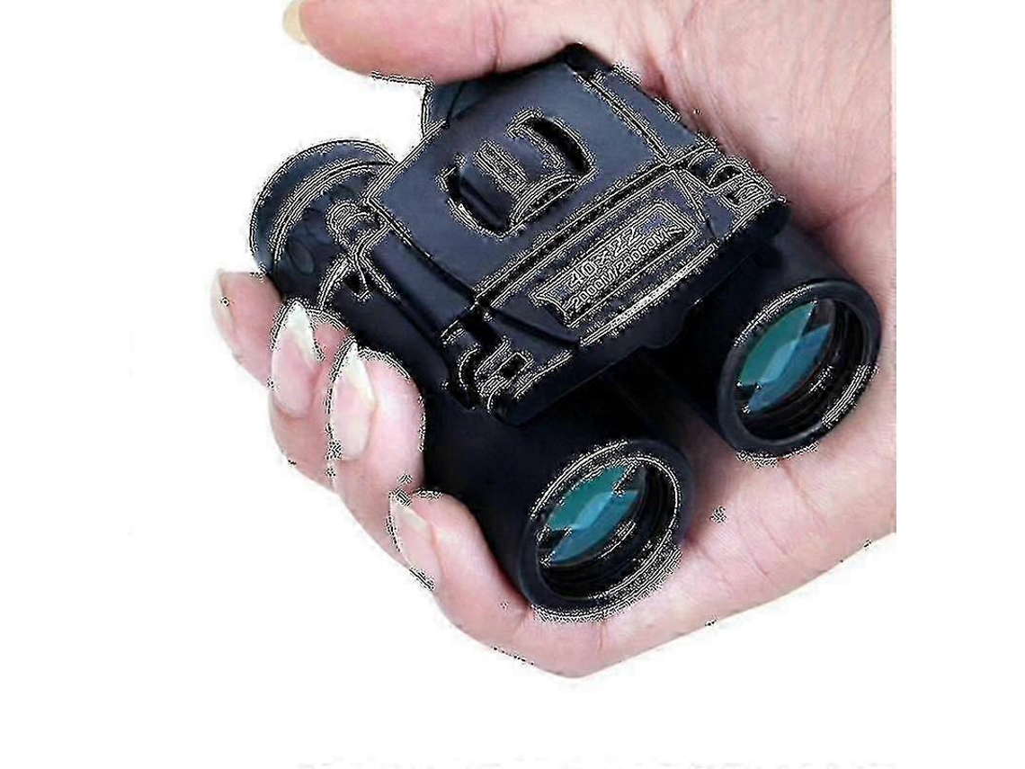 Binoculares potentes HD 40x22 de 2000 m de largo alcance, minitelescopio plegable Bak4, compatible con FMC Optical Gusshious