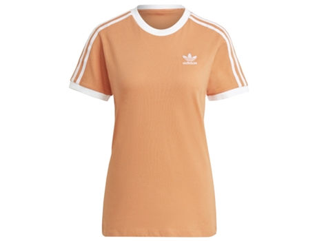 Camiseta ADIDAS ORIGINALS Mujer (Algodón - Naranja - 32)