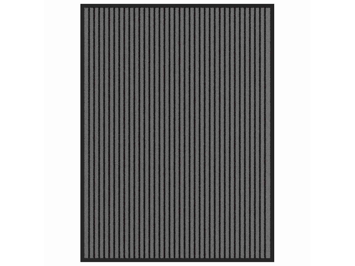 Maison Exclusive - Felpudo Negro 80 X 120 Cm Polipropileno