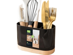 Soporte Para Cubiertos, Organizador De Utensilios De Mesa, Soporte Para Palillos Y Escurridor De 2 Compartimentos.