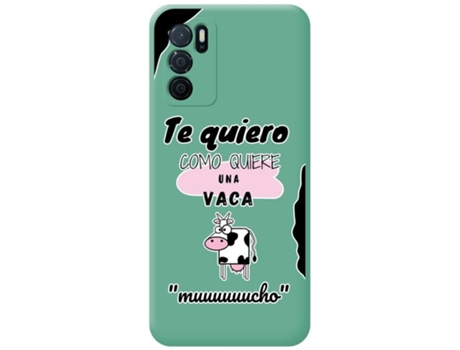 Carcasa Oppo A16 / A16s TUMUNDOSMARTPHONE Silicona Líquida Dibujos Verde