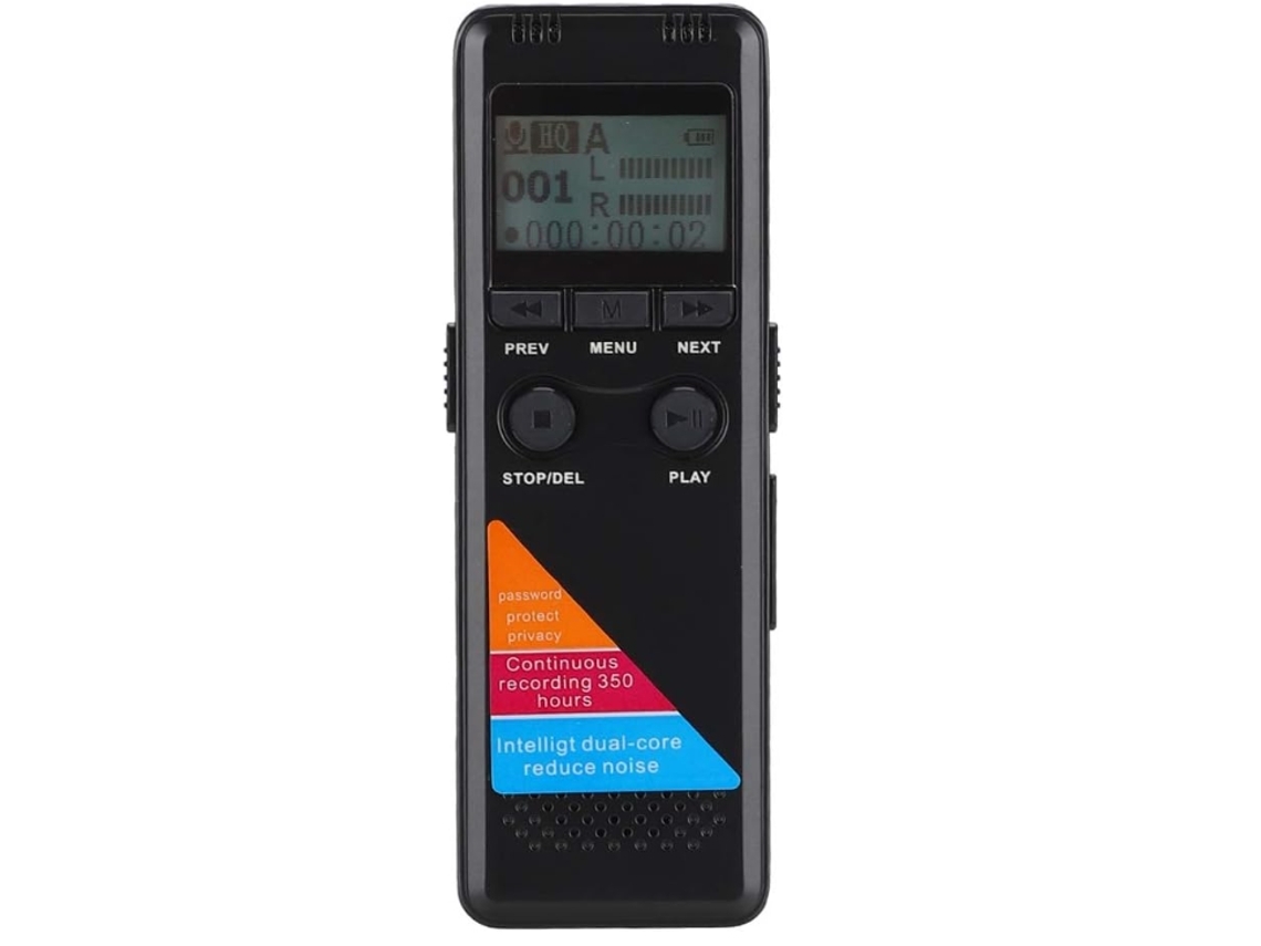 Grabadora De Voz Pantalla LCD Portátil Estéreo Mp3 Mp4 8Gb 3 5 Mm Repetición Reproducción Grabación Pluma Soporte Ab YEMAESRE
