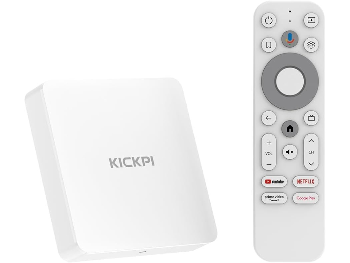 Tv Box Android 11.0, Kp1, Tv Box Con Certificación De Google (4k), 2 Gb De Ram, 32 Gb De Rom Y Compatibilidad Con Búsqueda Por Voz (blanco)