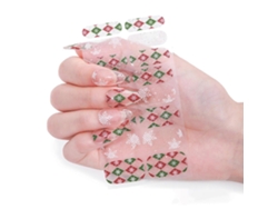 Pegatinas navideñas para uñas, accesorios festivos, calcomanías y decoraciones para uñas. Nostalgia88