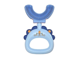 Cepillo de dientes infantil en forma de U, modelo 2025, para niños de 2 a 6 años. Cabezal de silicona suave, apto para uso alimentario.