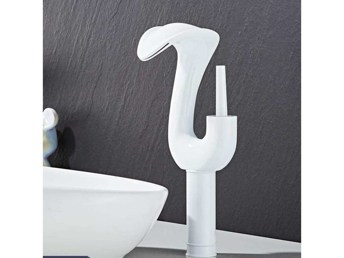 Grifos Modernos Dorados Con Efecto Cascada Para Lavabo De Baño