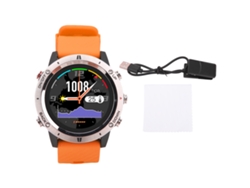 Reloj deportivo inteligente naranja de 1,28 pulgadas