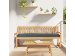 Cojines para palets de banco (2 unidades, antracita, 200 x 40 x 8 cm), tela Oxford, Lovely Home