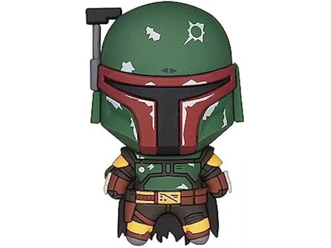 Imán En Espuma 3d Monogram Boba Fett Chibi Diseño Oficial Idea De Regalo Calidad Superior
