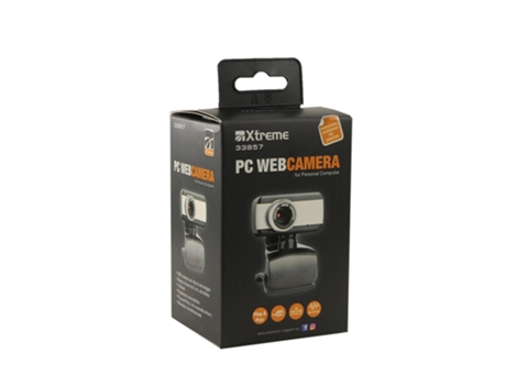 XTREME 33857 Cámara Web 2 Mp 640 X 480 Pixeles Usb 2.0 Negro Gris XTREME