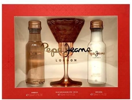 Cofre de Perfumes TAILORED PERFUMES Pepe Jeans Conjunto de 3 Piezas - Eau De Parfum + Bdy Lotion (30ml)
