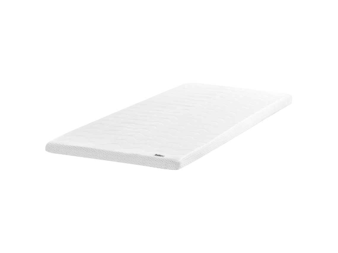 Protector de cama Beliani Frosty Gel blanco 90x200x6