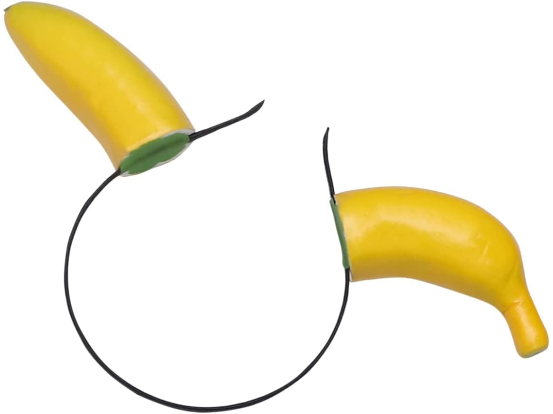 Diadema Divertida Con Forma De Plátano Para Mujer: Un Accesorio De Fiesta Único Y Original.