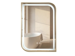 Espejo Rea Zone Gold 70x50 Led