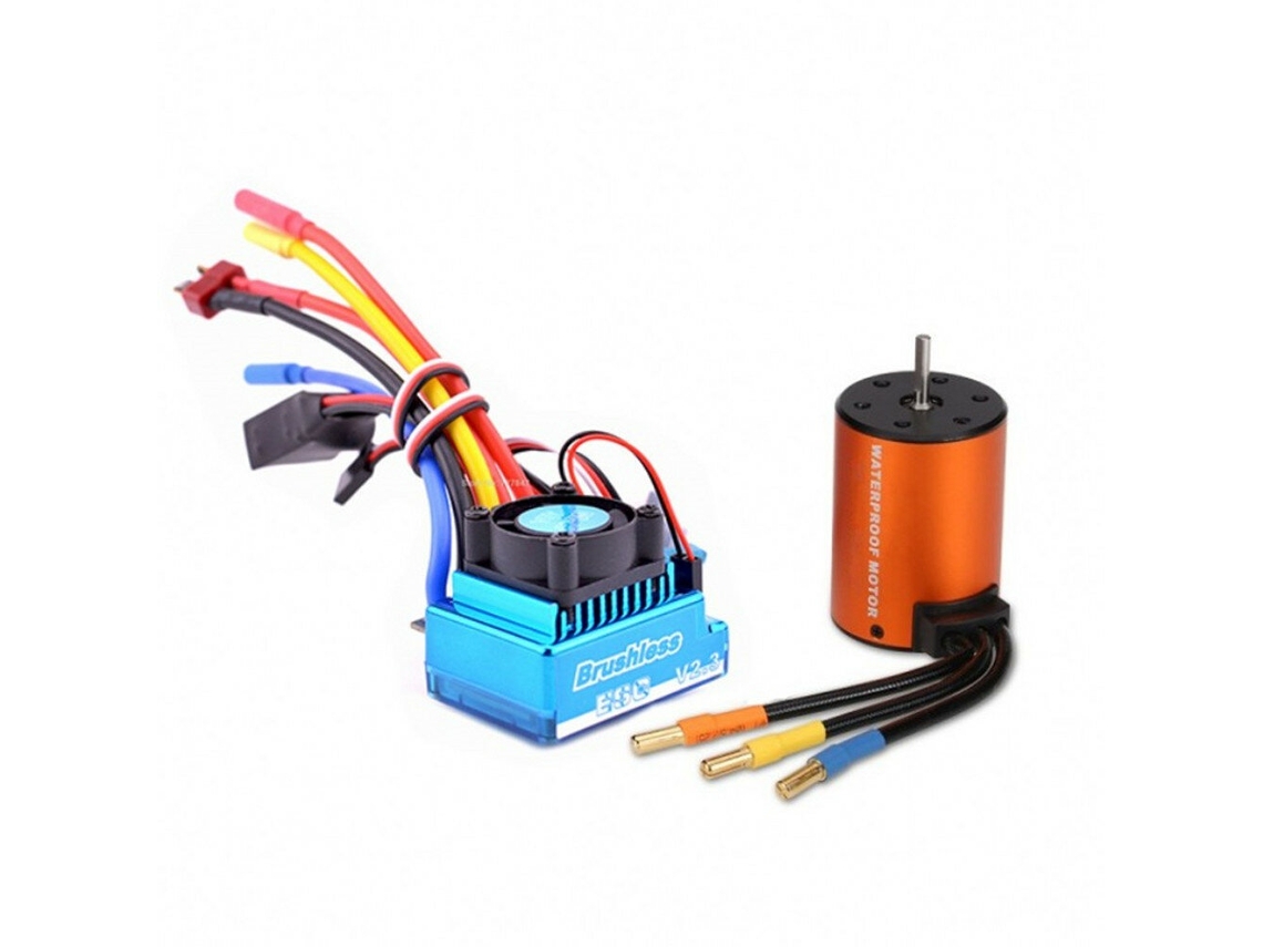 Juego Completo De Piezas Sin Escobillas wltoys 144001 124018 124019 Coche Rc Sin Escobillas 3650 4300kv Motor Esc 120a Servo 21g Tx Rx