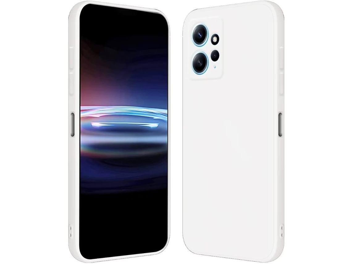 Funda para Xiaomi Redmi Note 12 4G HONGWE. Textura Suave Blanco