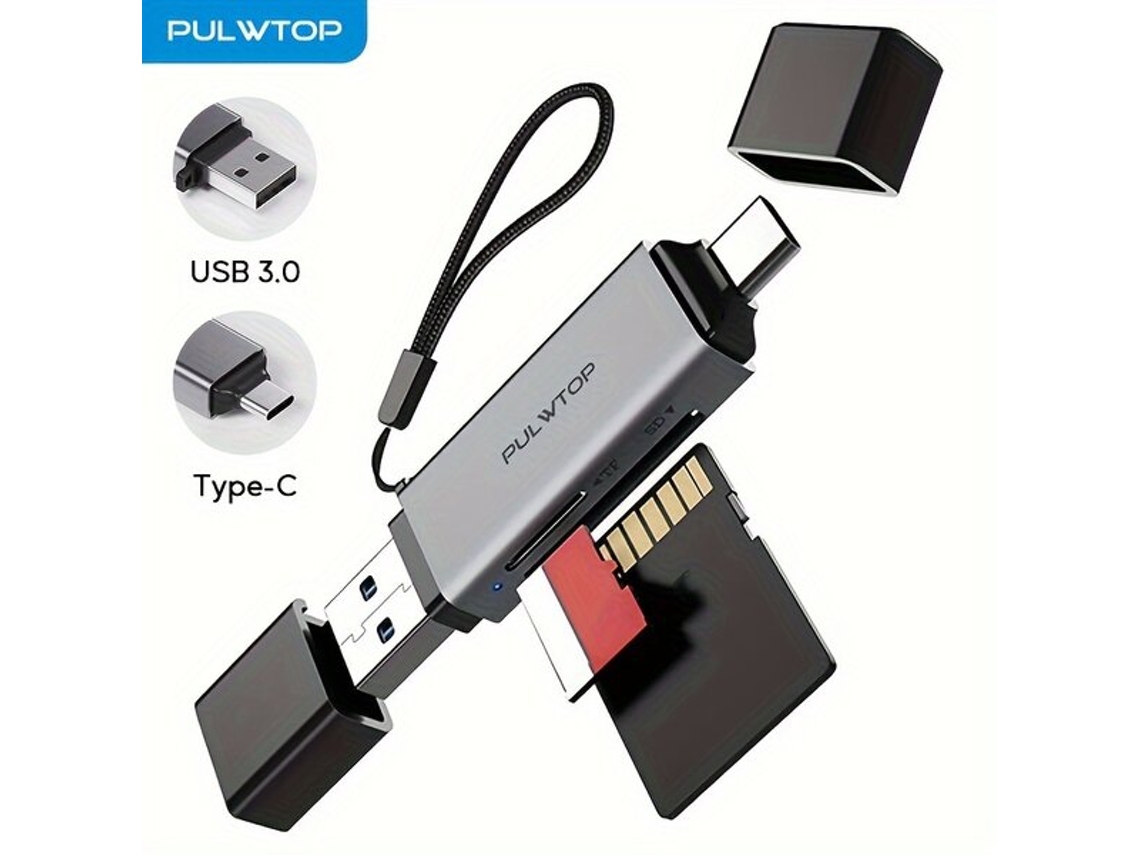 Adaptador de lector de tarjetas de memoria USB 3.0 Pulwtopvayotoy